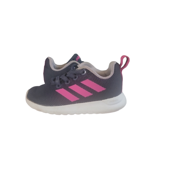 Adidas Sneakers Tennis Shoes Slip on Girls Blue Pink Toddle Sz 6K play school - Picture 8 of 10